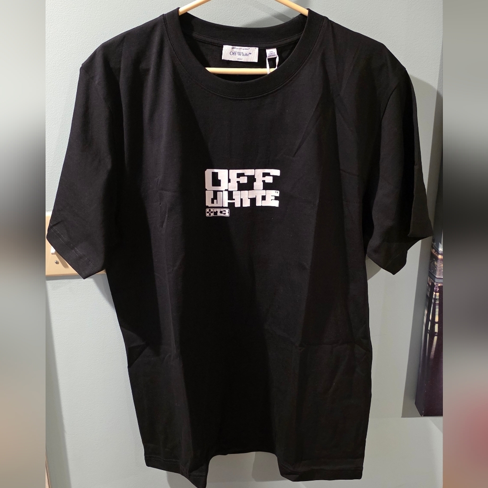 DSWT Off-White c/o Virgil Abloh Black Tech Arrow Slim Tee | Size XXL Retail $450